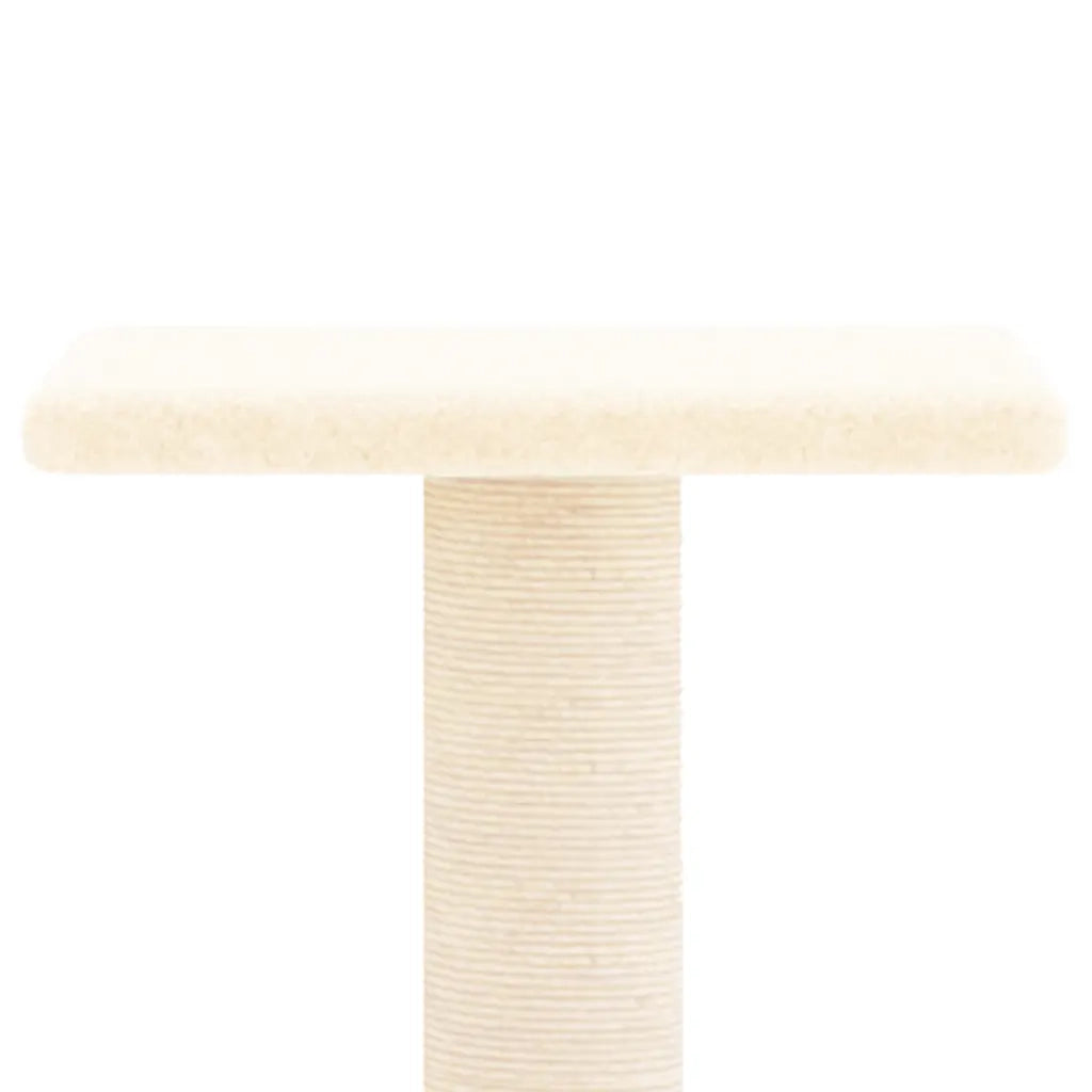 Albero per Gatti con Tiragraffi in Sisal Crema 73 cm 172034