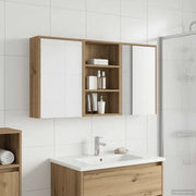 Set di Armadi da Bagno con lo scaffale 3 pcs 126 x 16 x 62.5 cm 3403831