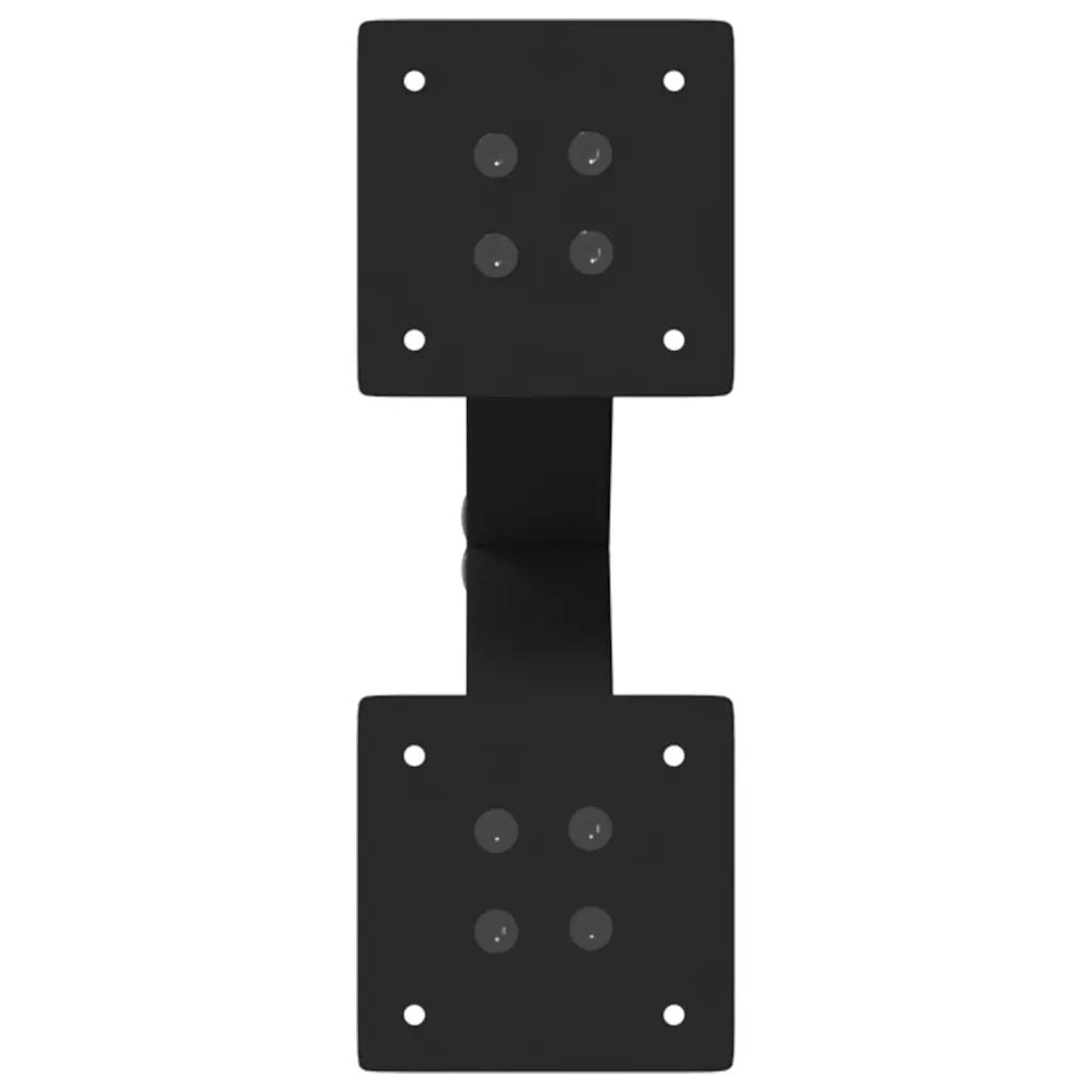 vidaXL Gambe per Tavolino da Caffè a Forma di X 2 pz Nere 28x(42-43) cm Acciaio