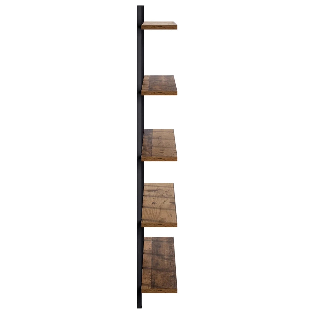 Scaffale da parete Legno antico 102 x 13.5 x 102 cm 8020357