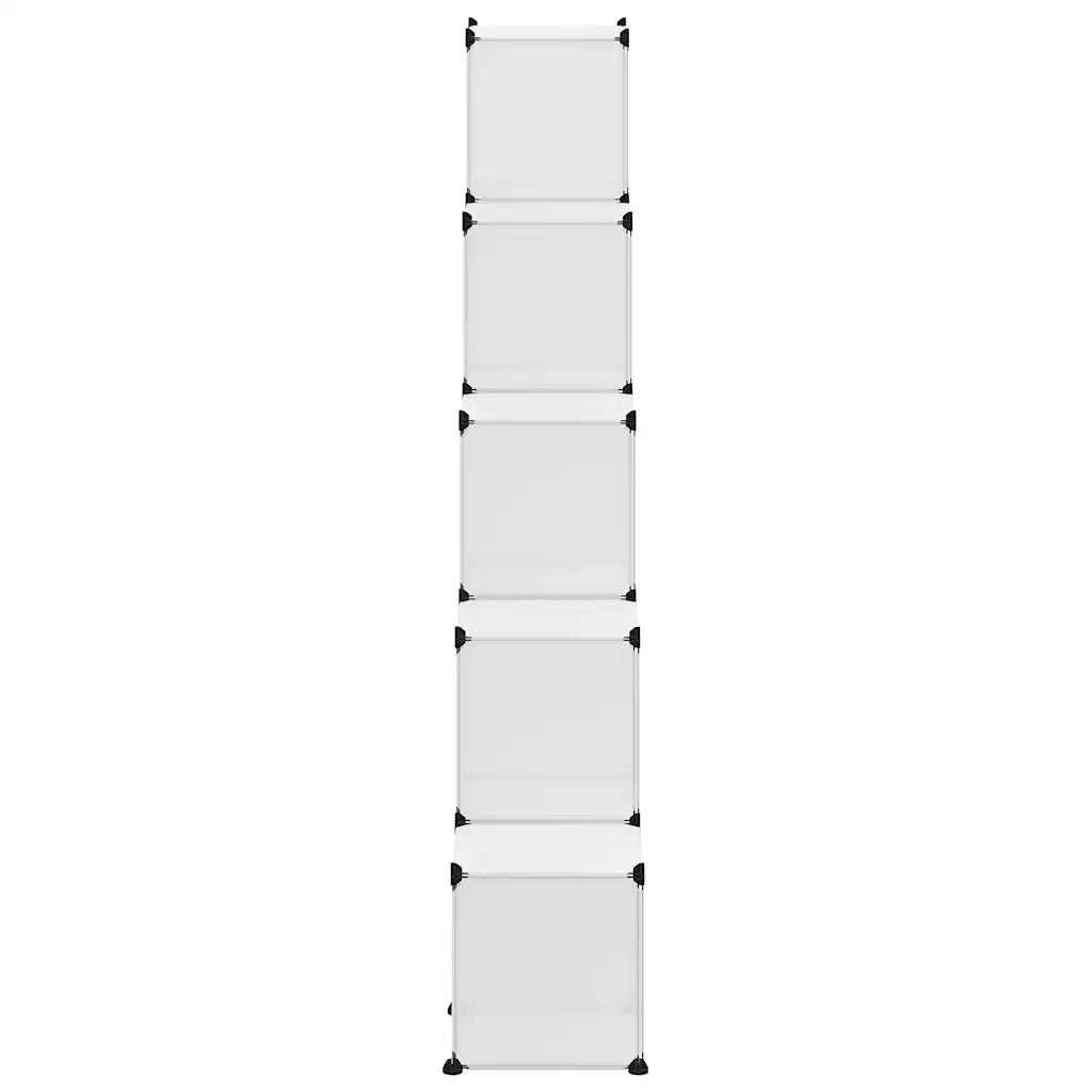 Contenitore Cubo Portaoggetti con 15 Cubi e Ante Trasparente PP CFW7105363