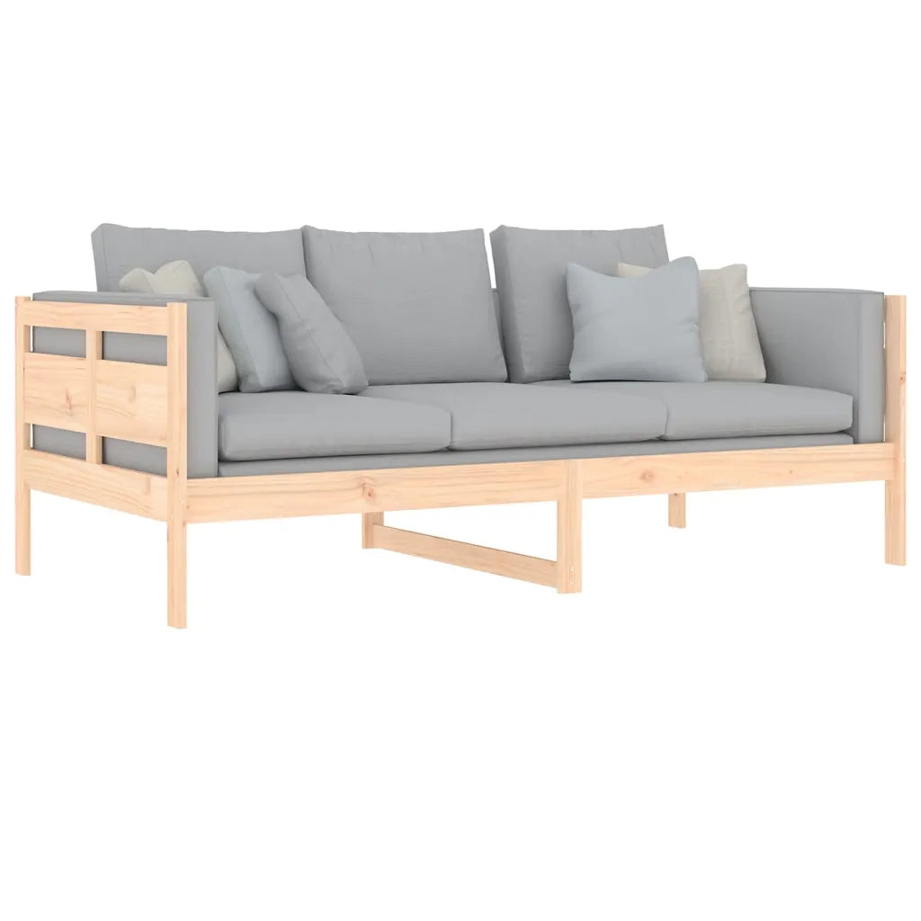 Letto singolo | Letto per adulti | Dormeuse in Legno Massello di Pino 90x190 cm
