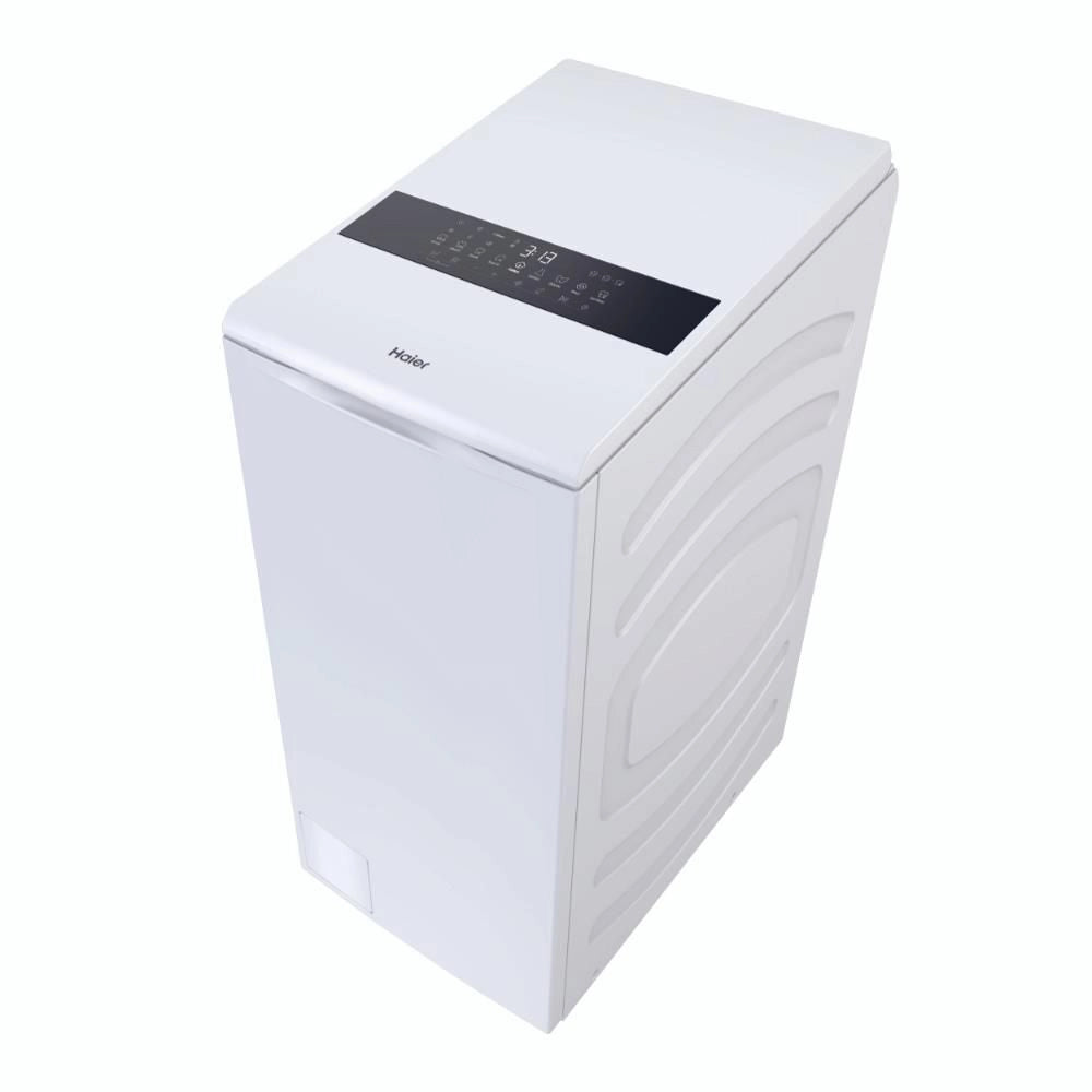 Haier T Series 9, Lavatrice Carica dall'alto 9 KG, Classe A, 1300 giri, Bianco, Inverter, Vapore, Wi-Fi, HW90-BPD13386U-S