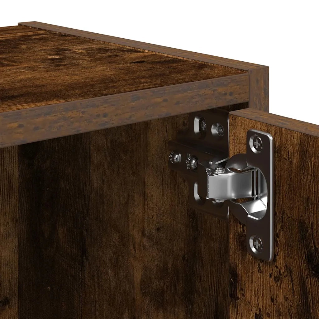 vidaXL Libreria Rovere Fumo 40x24x52 cm in Legno Multistrato