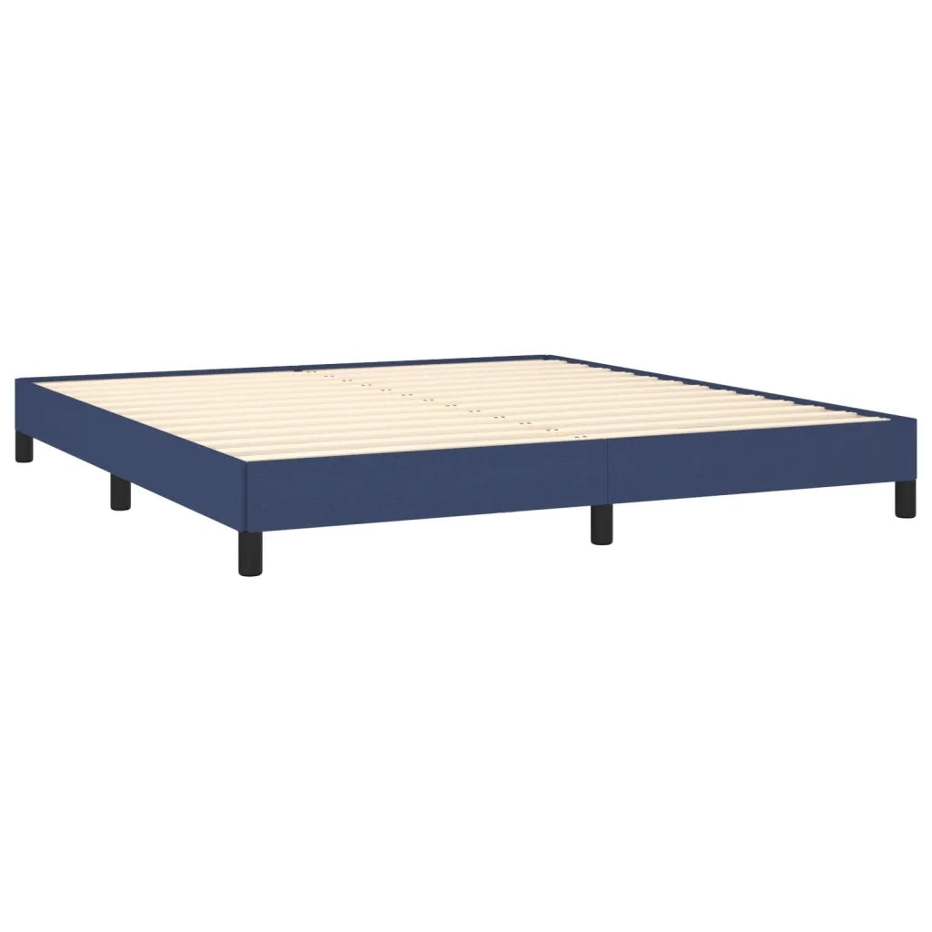 Giroletto senza Materasso Blu 180x200 cm in Tessuto 346742