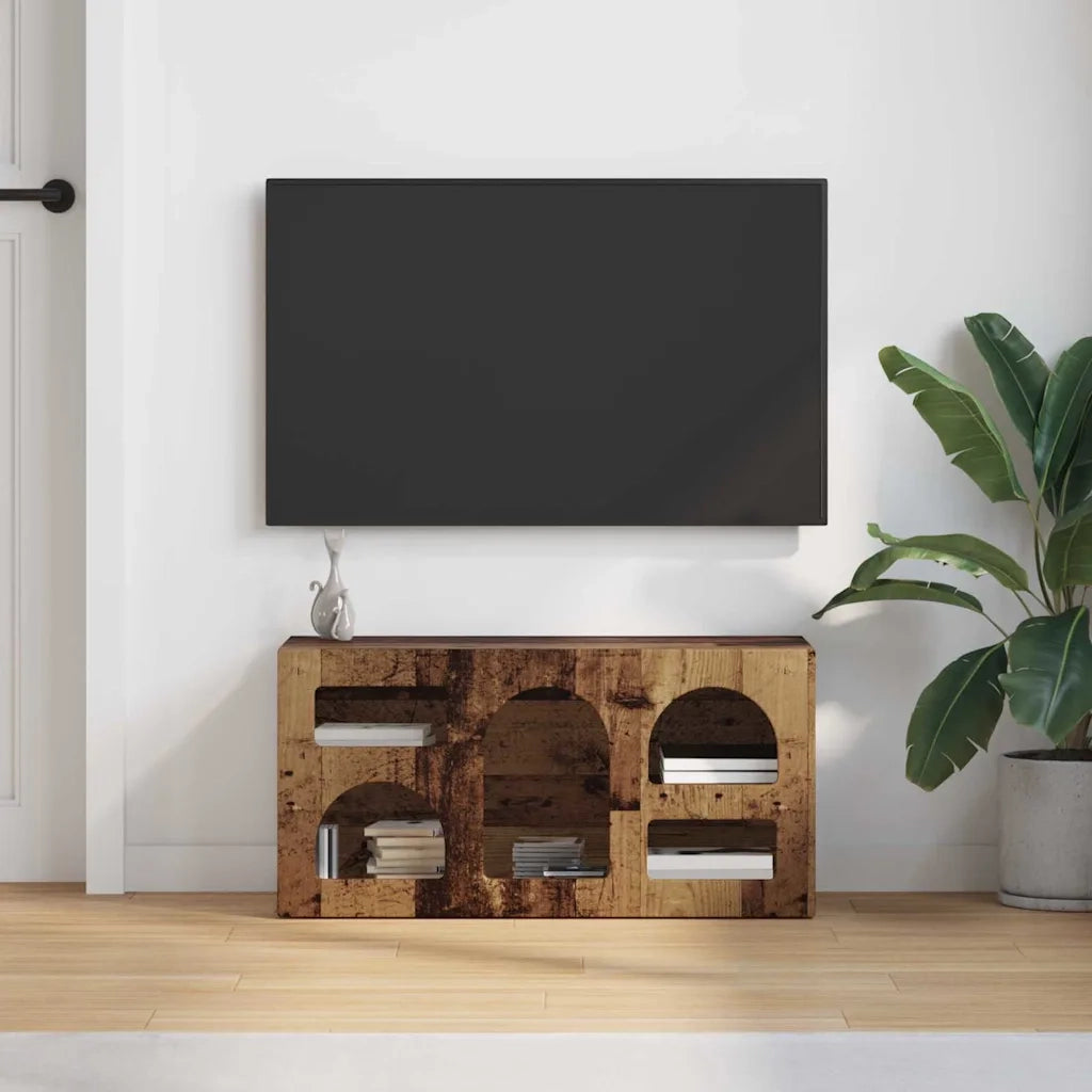 Mobile TV | Armadietto TV | Mobile Porta TV Legno vecchio 80 x 35 x 40 cm Legno multistrato