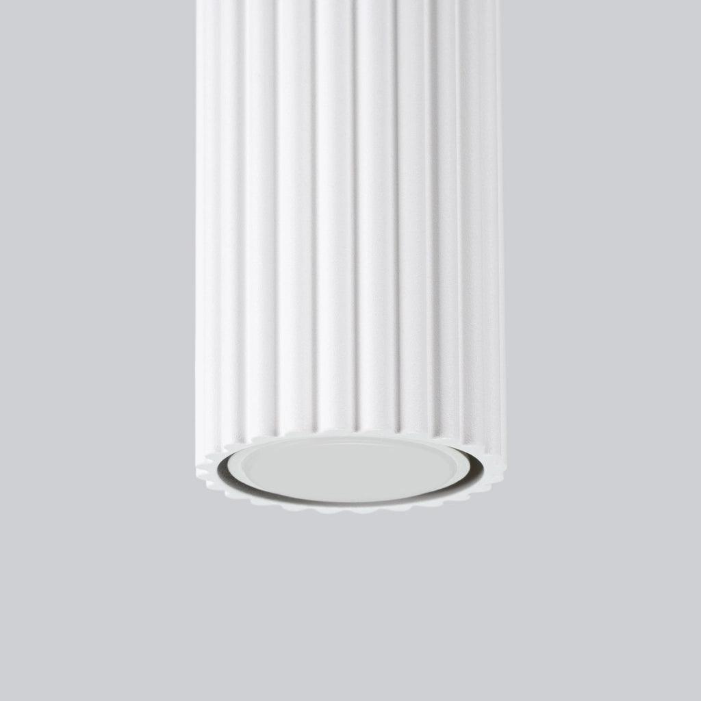Spot soffitto GRAVIO bianco tubo rigato 40cm 1xGU10