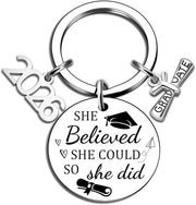 Sleutelhanger di Addio - Sleutelhanger ispiratore - Laureati 2026 - Regalo per Donne - Ricordo significativo