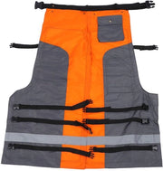 Abbigliamento di protezione robusto e duraturo - pantaloni di sicurezza - pantaloni per sega a catena - cinturino regolabile - disegno patchwork - resistente ai graffi e elastico