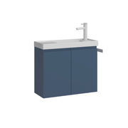 Mobile lavabo "Ferla 60" - 60 x 22 x 50 cm - Blu petrolio
