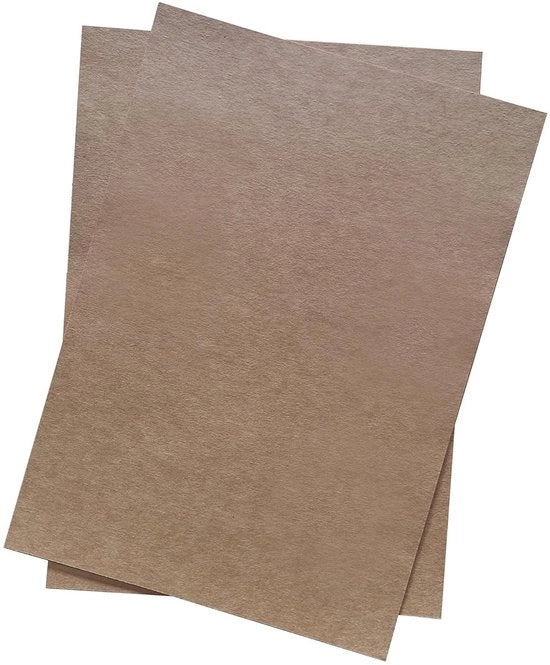 Papel Kraft A4 250gsm - Carta naturale marrone - 30 fogli