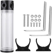 Serbatoio Acqua 190 mm - Kit di Raffreddamento Acqua - Reservorio Acqua - Supporto - Boccoletti in Plastica - Viti Inclusi