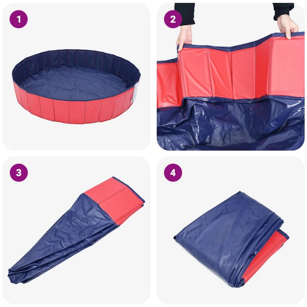 Piscina per bambini Rosso ?300 x 38 cm CFW9702891