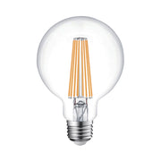 Alcapower Lampadina LED Globo G95 Filamento Vetro Trasparente 15W E27 2500lm 4000K Luce Naturale 360 Gradi Classe Energetica C 230V AC