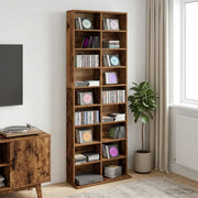 Mobile per CD Legno antico 65 x 23,5 x 175 cm 8012664