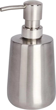 Dispensatore di sapone in acciaio inossidabile 420 ml - dispensatore di sapone liquido, dispenser detersivo contenuto: 0,42 l, acciaio inossidabile, 8 x 16 x 9 cm, rivestito con vernice epoxi.