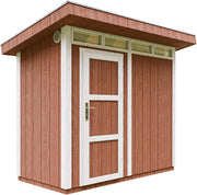 Casetta da Giardino di QUALIT? PREMIUM 3m?²-L161xW294cm - TIMBELA M901-REDWOOD RED