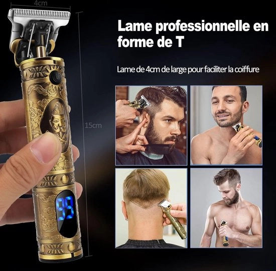 Tondeuse professionale, trimmer per uomini, trimmer per barba, trimmer per capelli lunghi