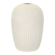 Vaso Decorativo VKH811, Beige, Poliresina, 39x39x56 cm