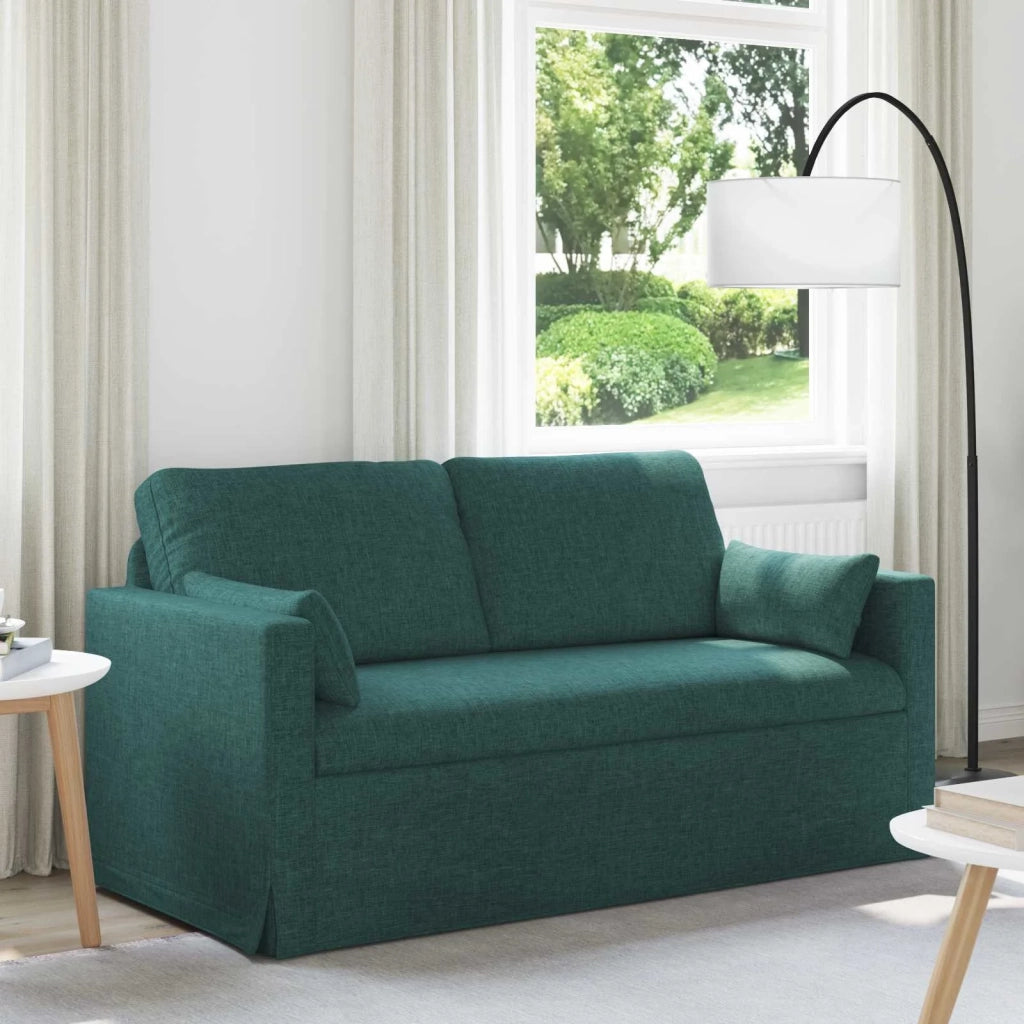 Divano Verde Scuro 158 x 78 x 80 cm Tessuto