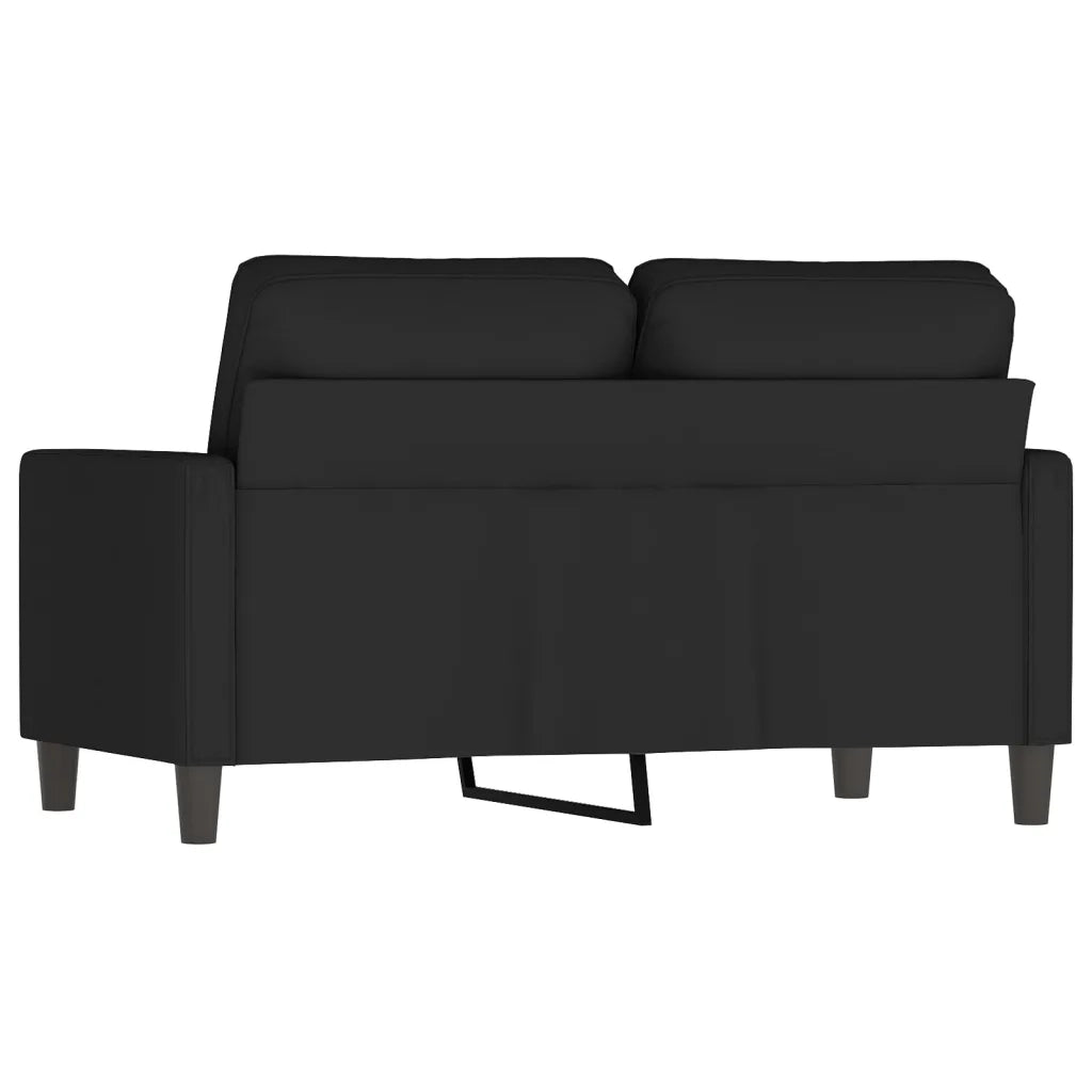 Divano a 2 Posti Nero 120 cm in Velluto 359194
