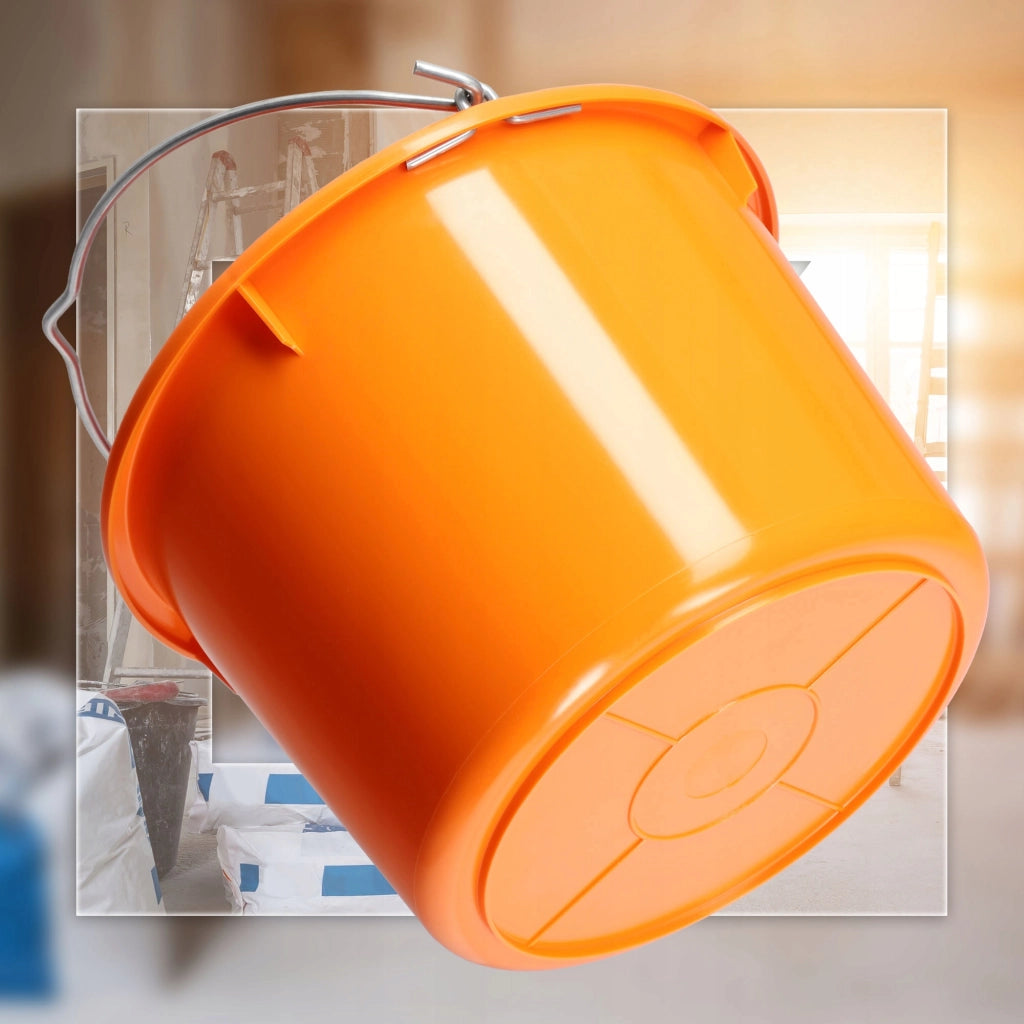 Secchio da costruzione KADAX 20L, malta resistente in plastica per uso domestico e giardinaggio, 3 pezzi