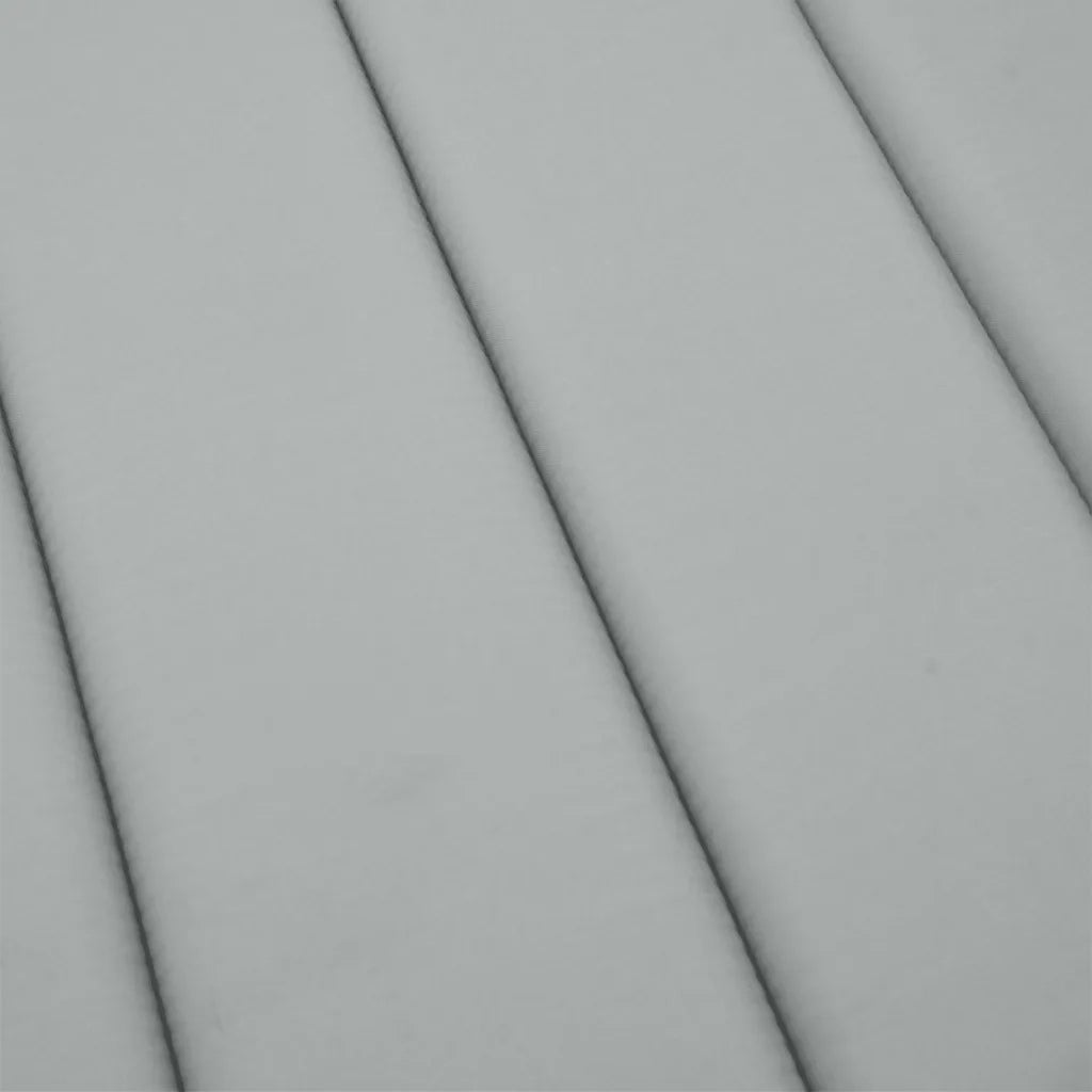 Cuscino per Lettino Prendisole Grigio Chiaro Mélange 200x50x4cm 4002498