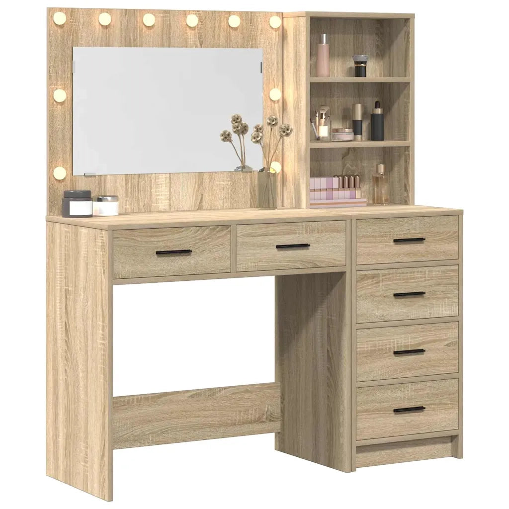 Tavolo da Trucco Marrone 78.5 x 41 x 135 cm Legno multistrato 3334193