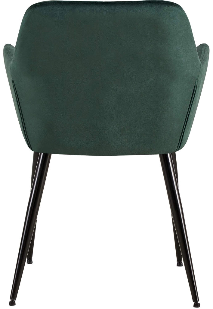 Sedia visitatore Emia Velluto,verde