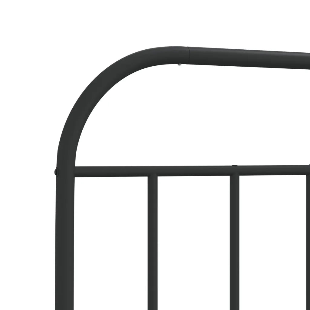 Testiera di Ricambio in Metallo Nero 107 cm 353665