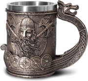 Tazza da Birra in Acciaio Inossidabile con Rivestimento in Rame per Collezionisti Regalo 550ML