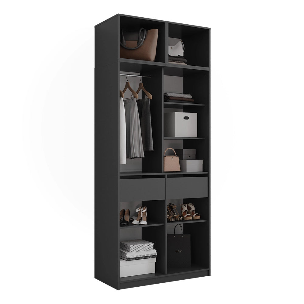 Armadio Elmo Antracite 50 x 40 cm Set di 3 Vicco