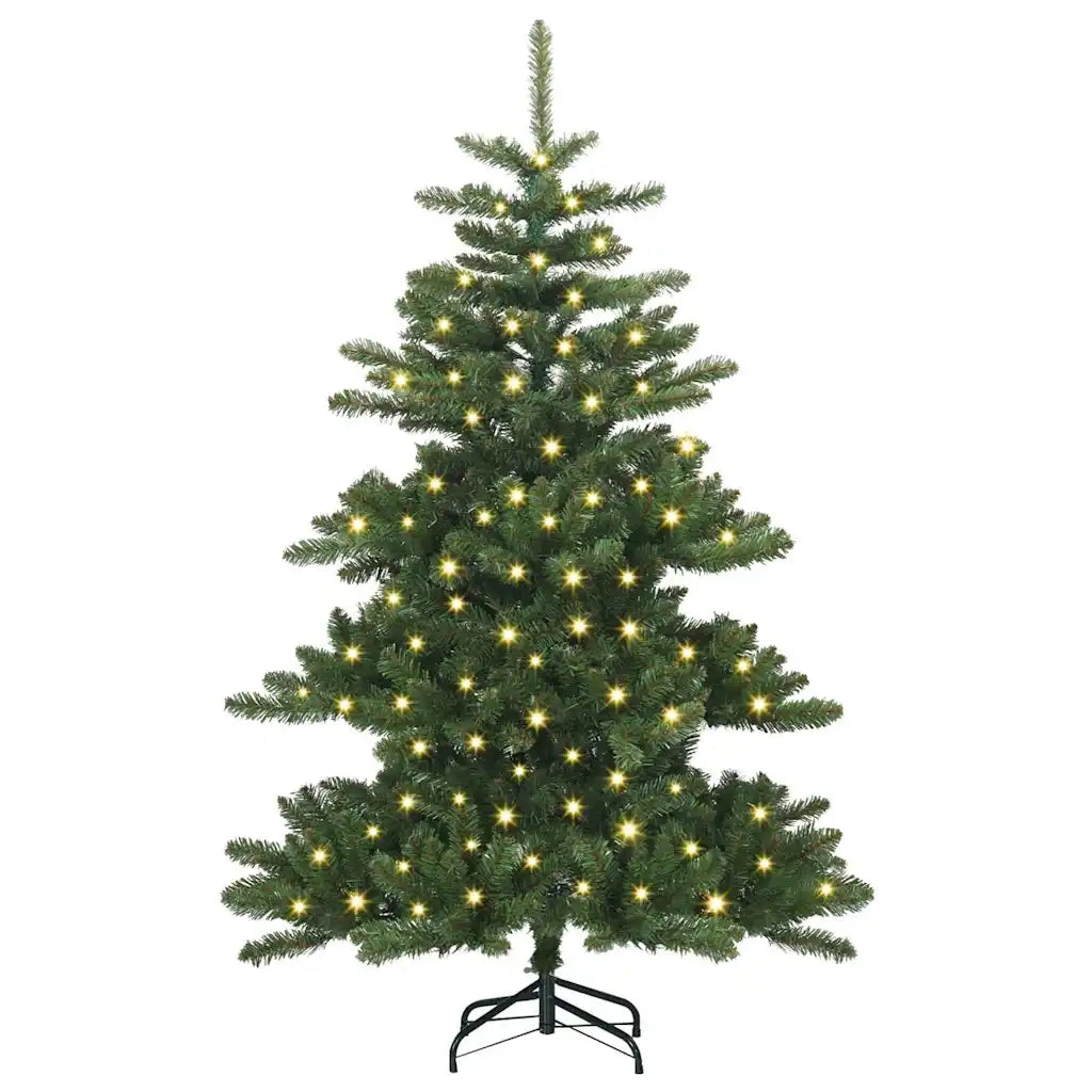 Albero di Natale | Decorazioni natalizie Artificiale con Rami Pieghevoli Verde 150 cm