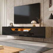 Mobile TV sospeso - Xylo - 180x37x36cm LED 3 scomparti