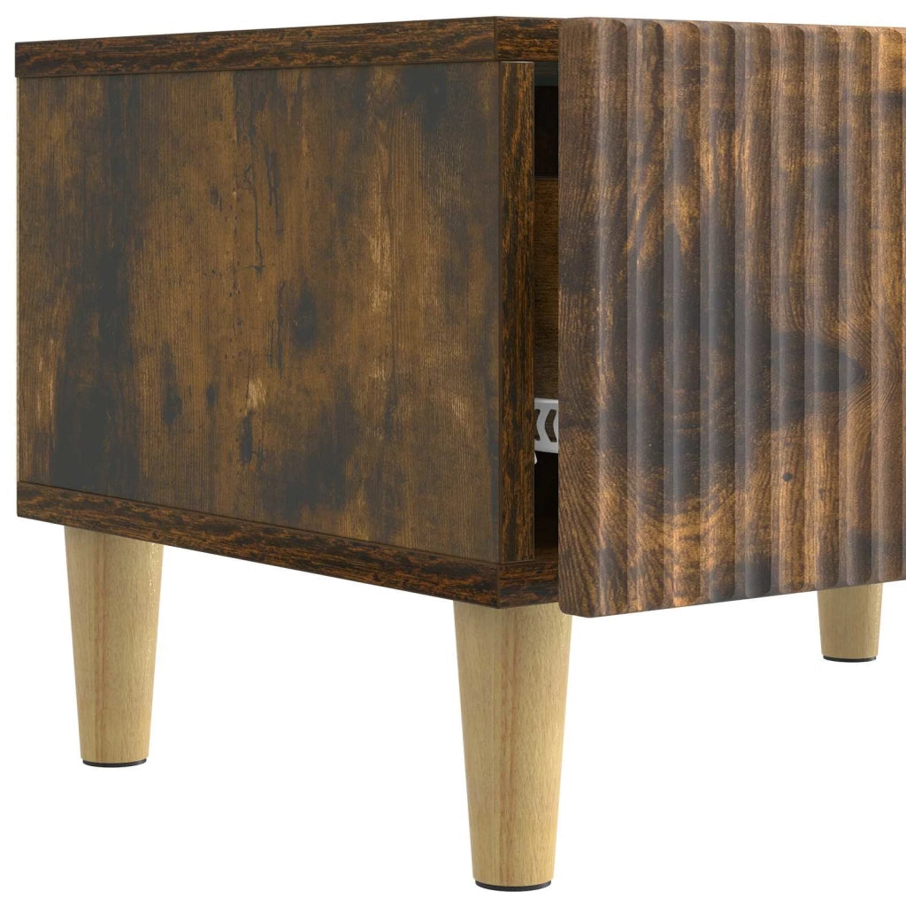 Mobile TV Rovere Fumo 147 x 34,5 x 30 cm Legno ingegnerizzato