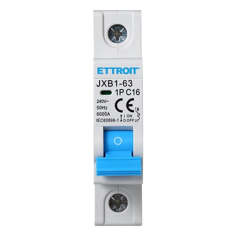 Interruttore Magnetotermico Automatico 1P 16A 6000A 220V Salvavita Stotz Occupa 1 Modulo DIN
