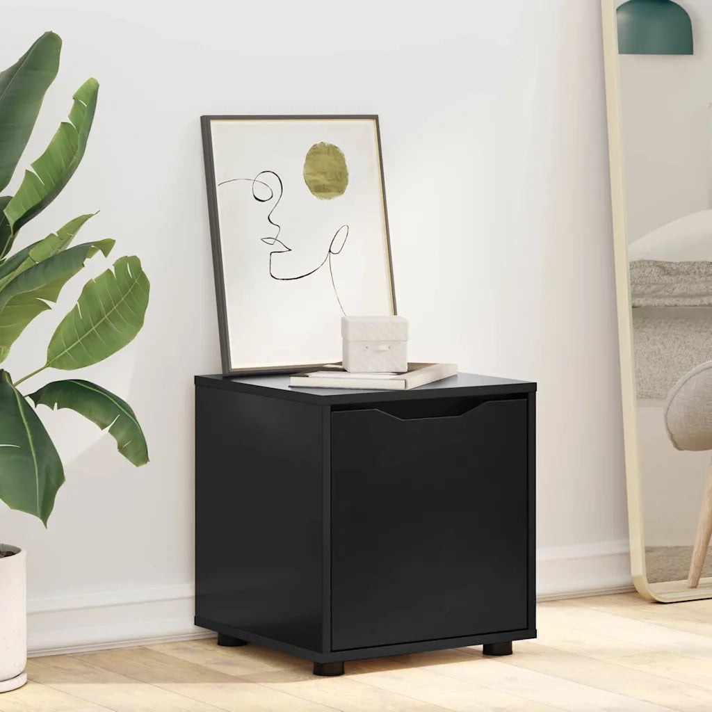 Mobile da Bagno | Armadio da bagno Nero 40,5 x 40 x 44 cm Legno multistrato
