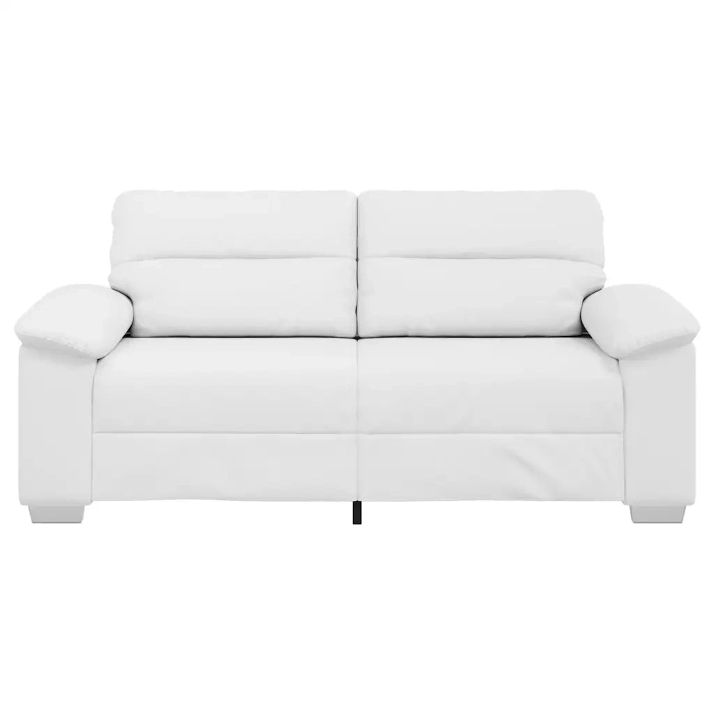 Divano a 2 posti Bianco in Similpelle 180x81x84 cm 4105344