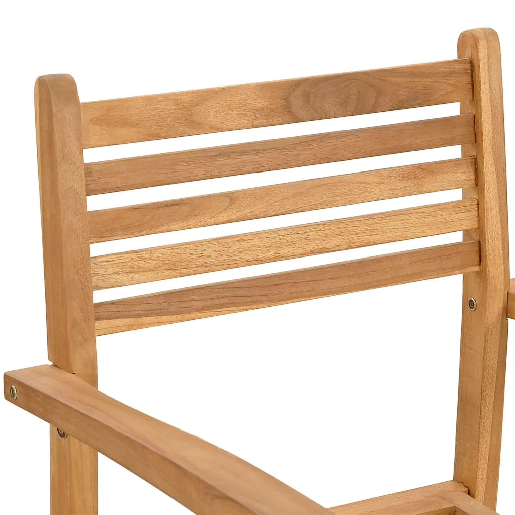 Sedia 4 pcs Marrone 56 x 55 x 90.5 cm Legno di teak solido 42002315
