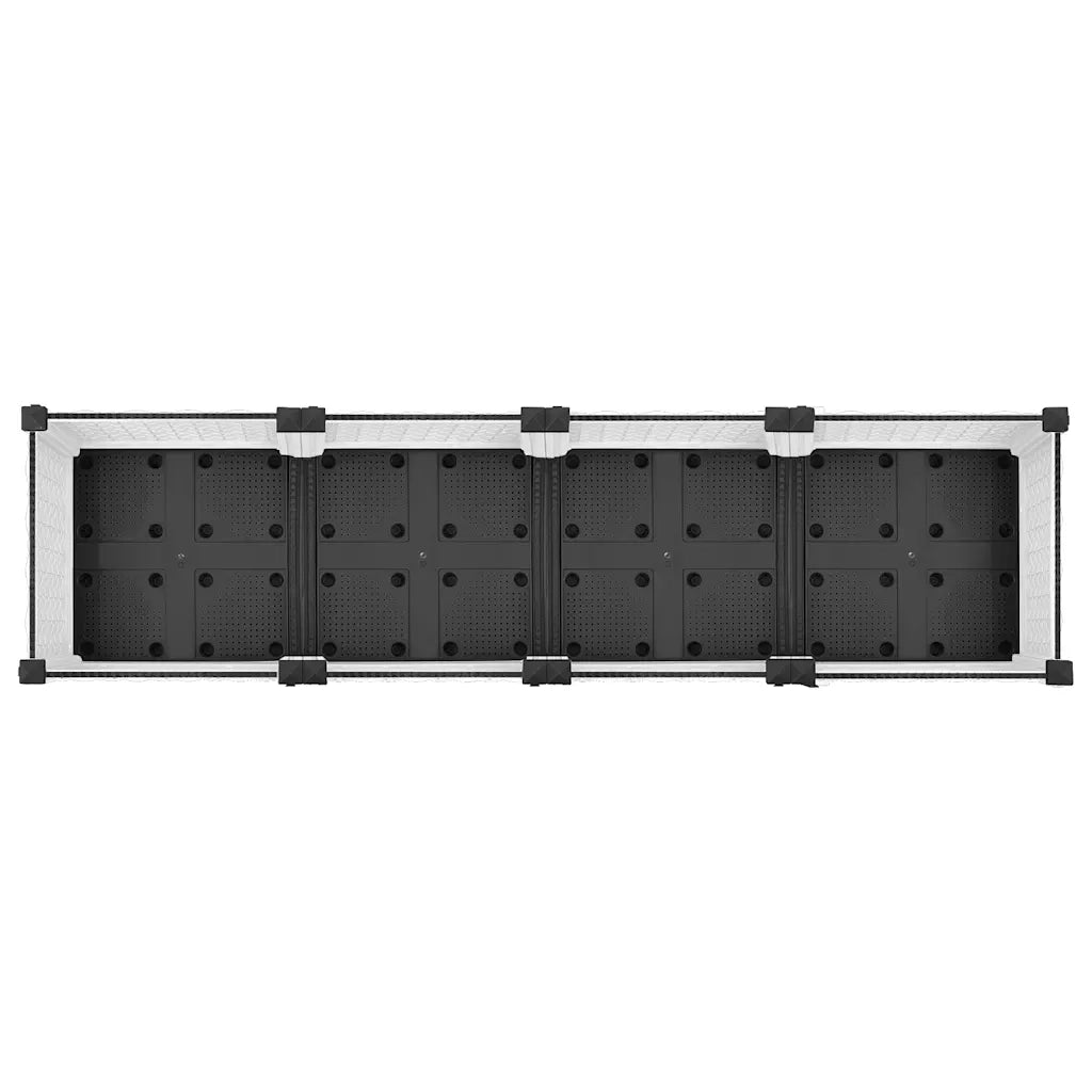 Fioriera Rialzata 160x40x23 cm in Polipropilene 153307