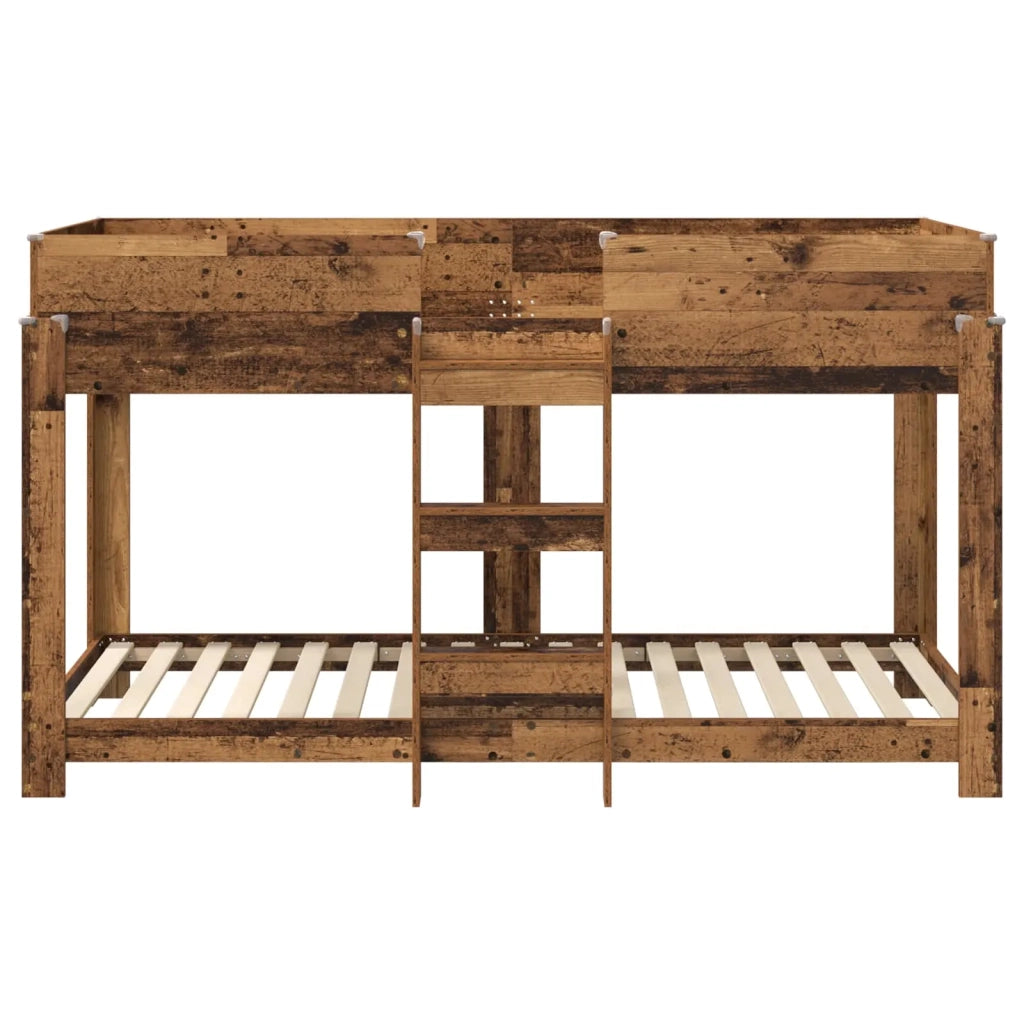 Letto a Castello per Bambini Legno vecchio 90 x 190 cm