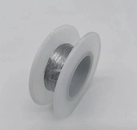 Fil di Acciaio Inossidabile 30M - Diametri 0.2/0.3/0.4/0.5/0.6mm - Ideale per la Modellistica - Duraturo e Versatile - 100% Acciaio Inossidabile - 30 Metri di Lunghezza