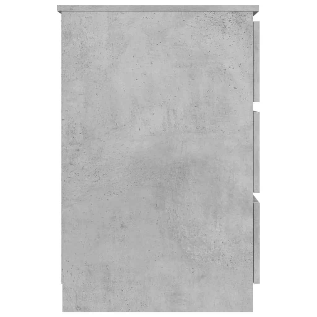 Scrivania | Tavolo da Ufficio Grigio Cemento 140x50x77 cm in Legno Multistrato