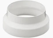 RIDUZIONE SMALTATA 'CLASSIC' Ø 100-80 mm - Col. bianco - SAVE