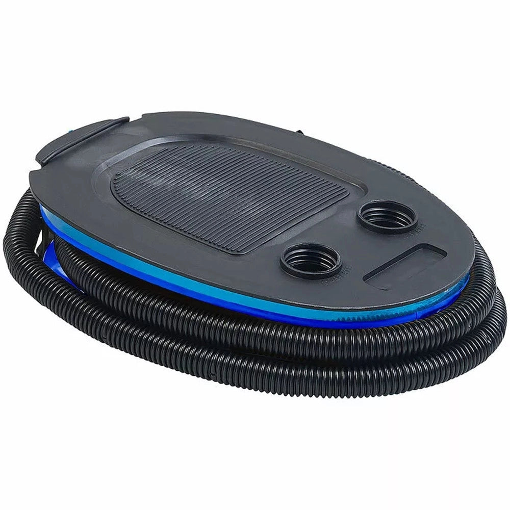 Trade Shop - Pompa A Pedale Blu 3lt Gonfiatore Portatile Piedi Gonfiabile A Soffietto 23x17cm 016999 -