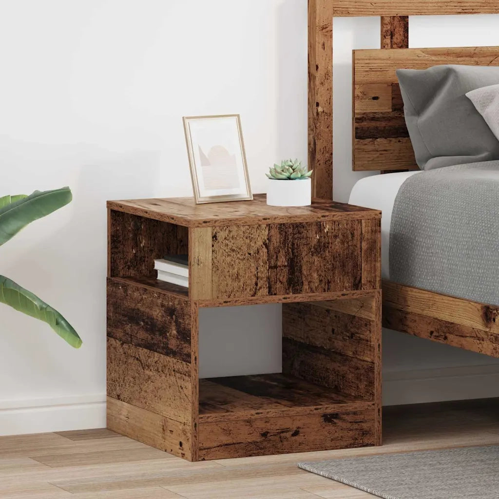 Tavolino 2 pcs Legno vecchio 40,5 x 40 x 45 cm