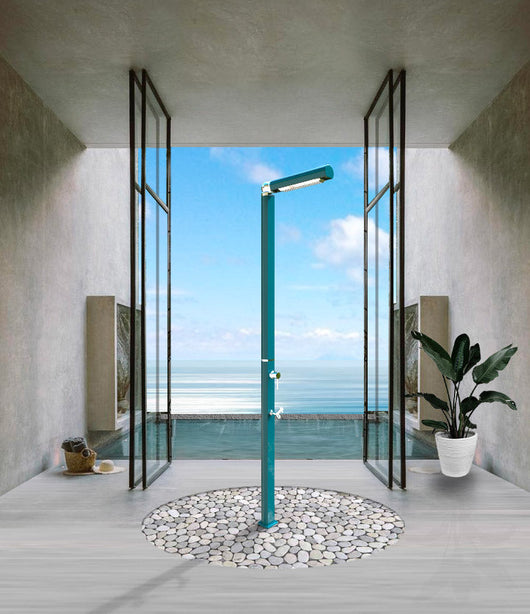 Doccia da Giardino Miscelatore e Lavapiedi Arkema Quick Bianco Lucido