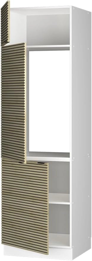 Armadio frigorifero Fame-Line, Pannello in quercia, 60 cm, per la combinazione con altri moduli della serie Fame-Line