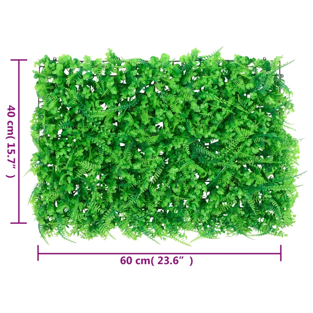 Â  Recinzione Foglie Felce ArtificialiÂ 24 pz Verde 40x60 cm