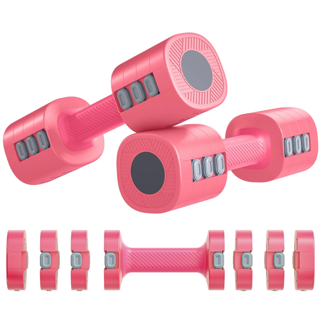 Set di manubri regolabili ¨C zephmum ¨C Quadrato, Rosso, Nucleo in metallo